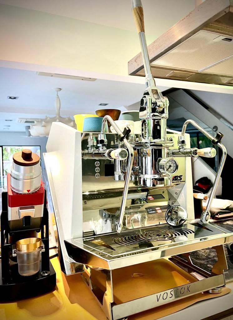 NEW - ACS - Vostok lever espresso machine 1 group in stainless steel.