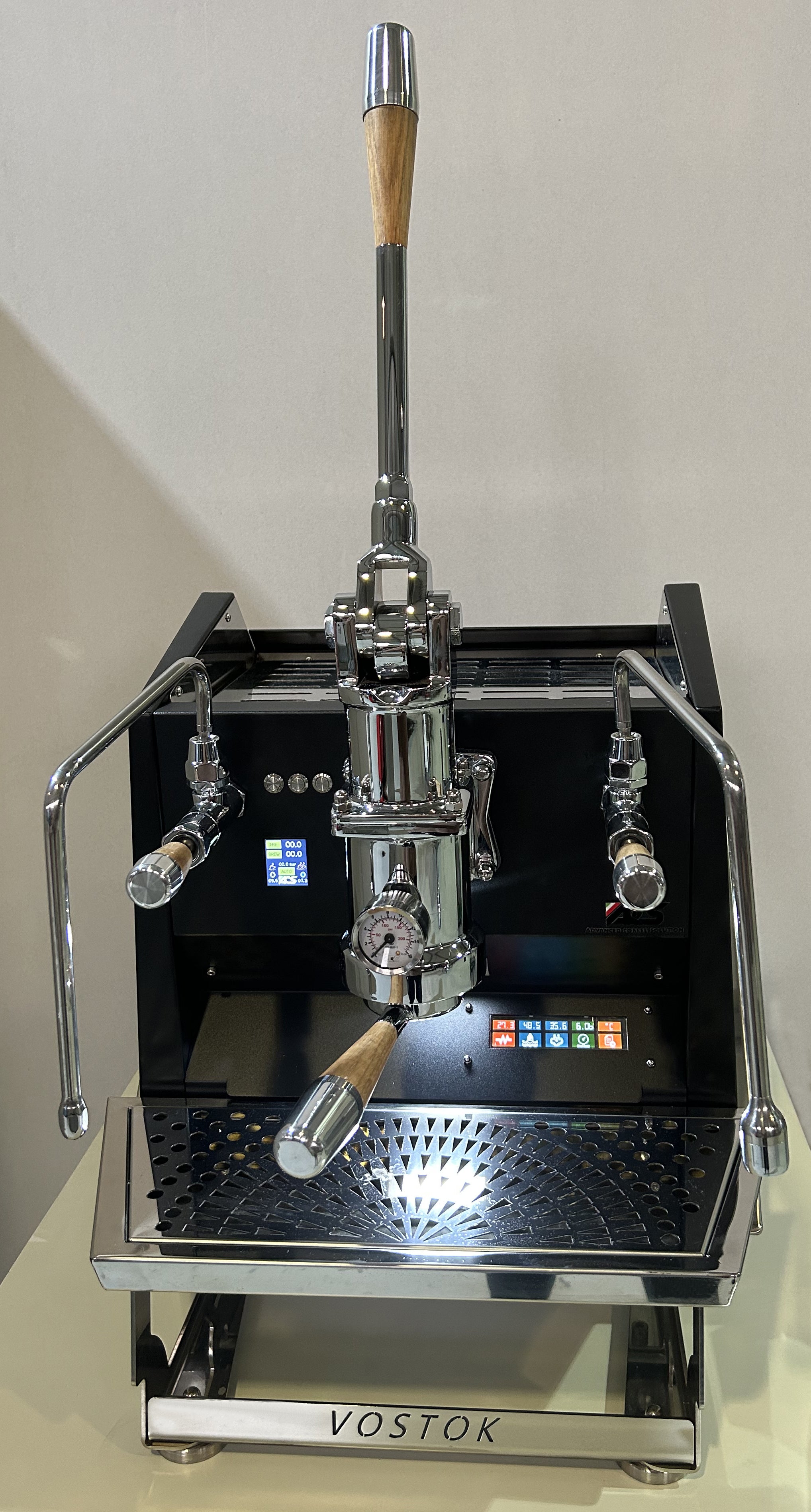 NEW - ACS - Vostok lever espresso machine 1 group in stainless steel.