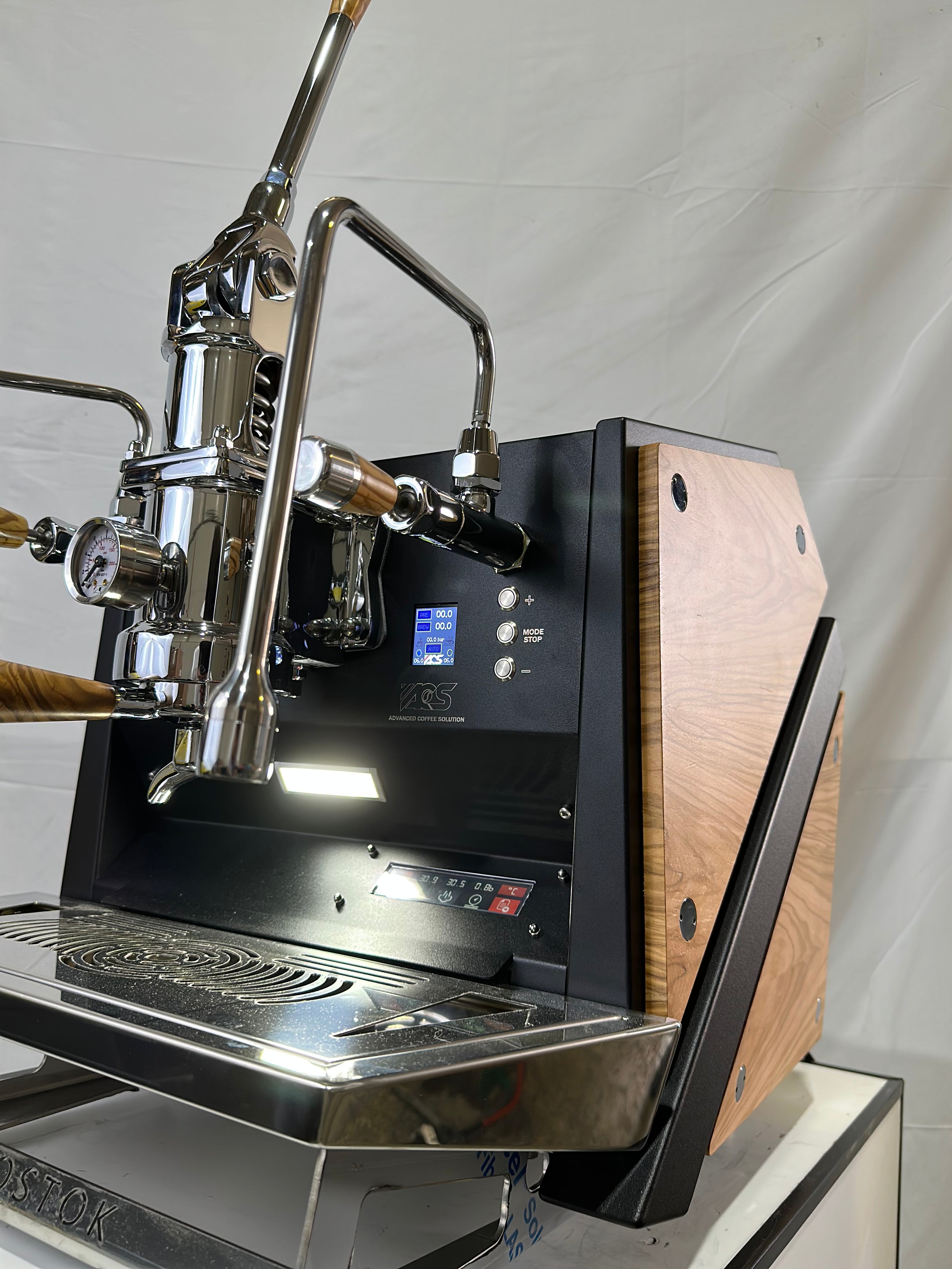 NEW - ACS - Vostok lever espresso machine 1 group in stainless steel.